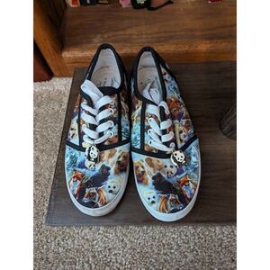 BRADFORD exchange wearable work of art animal print with panda charms sz 6 euc